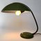 Bauhaus German Green Metal Desk Lamp, 1930s 9