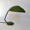Lámpara de escritorio alemana Bauhaus de metal verde, años 30, Imagen 4