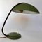 Bauhaus German Green Metal Desk Lamp, 1930s 8