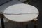 Round Italian Brass and Marble Gueridon Table, 1970s, Image 6