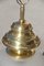 Mid-Century Modern Brass & Satin Glass Lantern from Lumi, Image 7