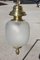 Mid-Century Modern Brass & Satin Glass Lantern from Lumi, Image 3