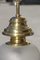 Mid-Century Modern Brass & Satin Glass Lantern from Lumi 4