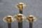 Silver and Gold Metal Candelabra, 1970s, Set of 2, Image 6