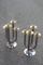 Silver and Gold Metal Candelabra, 1970s, Set of 2 8