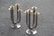 Silver and Gold Metal Candelabra, 1970s, Set of 2, Image 5