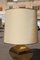 French Brass Dome Table Lamp from Maison Jansen, 1970s 8
