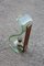 Curved Glass & Brass Sconce, 1950s, Image 7