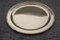 Round Engraved Solid Brass Tray, 1970s, Image 6