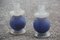 Italian Blue Murano Glass Ball Candleholders from Cenedese, 1960s, Set of 2 7