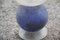 Italian Blue Murano Glass Ball Candleholders from Cenedese, 1960s, Set of 2 2