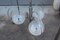 Lampe à Suspension Boules en Chrome et Verre de Murano, Italie, 1970s 6