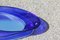 Large Oval Cobalt Blue Bowl, 1980s, Image 5