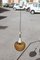 Mid-Century Glass, Brass, and Metal Ceiling Lamp from Venini 3