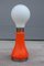 Lámpara de pie naranja y blanca de Carlo Nason para Mazzega, años 60, Imagen 6