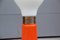 Lámpara de pie naranja y blanca de Carlo Nason para Mazzega, años 60, Imagen 3