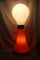 Stehlampe in Orange & Weiß von Carlo Nason für Mazzega, 1960er 4