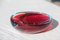 Mid-Century Red Murano Glass Bowl from Seguso, 1960s, Image 3