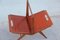 Mahogany Magazine Rack, 1950s 4