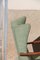 Poltrone Mid-Century moderne in mogano con schienale alto, set di 2, Immagine 20