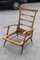 Fauteuil Inclinable Mid-Century en Marronnier 17