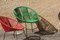Vintage Iron and Plastic Childrens Chairs, Set of 5, Image 4