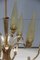 Mid-Century Italian Brass & Glass Chandelier, 1950s, Image 9