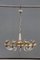 Lámpara de araña de vidrio opalino, años 50, Imagen 10