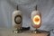 Lampes de Bureau Eclipse Mid-Century en Céramique et en Laiton, Italie, Set de 2 11