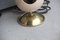 Mid-Century Italian Ceramic & Brass Eclipse Table Lamps, Set of 2 12