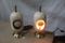 Lampes de Bureau Eclipse Mid-Century en Céramique et en Laiton, Italie, Set de 2 5