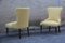 Fauteuils Mid-Century en Bois et en Laiton, Italie, 1950s, Set de 2 4