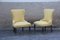 Mid-Century Italian Wood & Brass Armchairs, 1950s, Set of 2 12