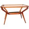 Mid-Century Cherry Coffee Table from Dassi Lissone, 1950s 1