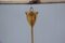 Lámpara de araña italiana Mid-Century de latón, años 50, Imagen 8