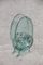 Vaso ovale in cristallo, anni '80, Immagine 1