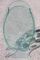 Jarrón ovalado de cristal, años 80, Imagen 10