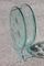 Jarrón ovalado de cristal, años 80, Imagen 3