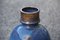 Round Blue Ceramic Vase from Ernestine, 1960s 10