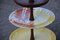 Ceramic and Mahogany Cake Stand from Ernestine, 1960s 2