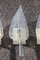 Apliques de cristal de Murano de Franco Luce, años 70. Juego de 3, Imagen 1