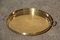 Italian Hand-Hammered Brass Tray, 1970s 9