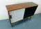 Small Rosewood Sideboard with Hairpin Legs & Sliding Doors, 1960s 8