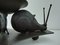 French Snail Wrought Iron Table Lamp, 1920s 13