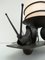 French Snail Wrought Iron Table Lamp, 1920s, Image 6