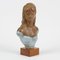 Busto femminile vintage in terracotta di Paul Serste, anni '50, Immagine 2