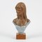 Busto femminile vintage in terracotta di Paul Serste, anni '50, Immagine 1