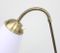 Stehlampe aus Messing & Metall, 1950er 4
