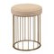 Taburete Cage de Niccolò De Ruvo para Brass Brothers, Imagen 1