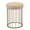 Cage Stool by Niccolò De Ruvo for Brass Brothers, Image 1